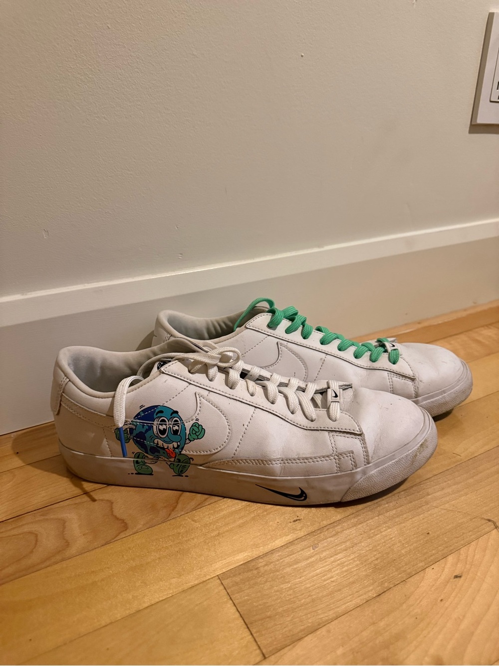Nike Blazer Low Flyleather Earth Day Harrington Shoes Men
